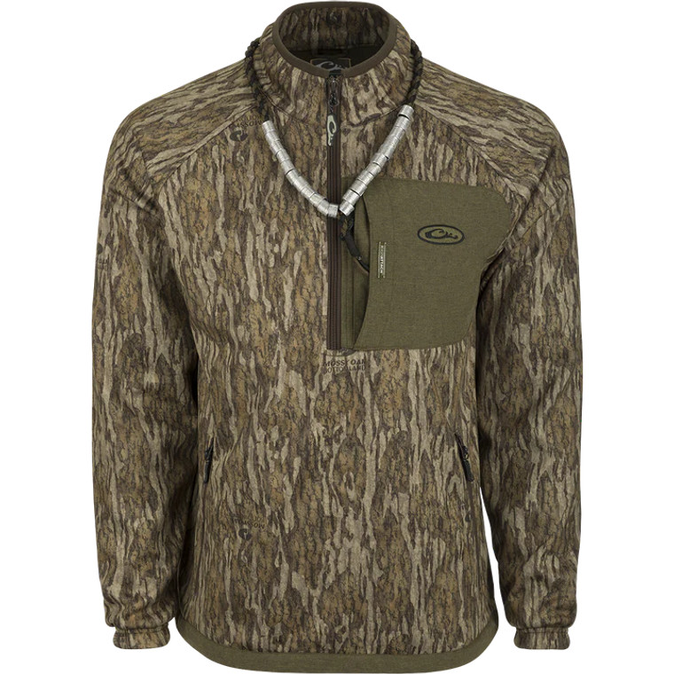 Drake MST Endurance 1/4 Zip Camo Pullover