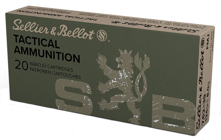 Sellier & Bellot 7.62x39mm 124 Grain 20 Rounds