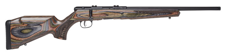 Savage B22 BNS-SR Bolt Action 17 Hmr 10+1rds 18"Black and Timber