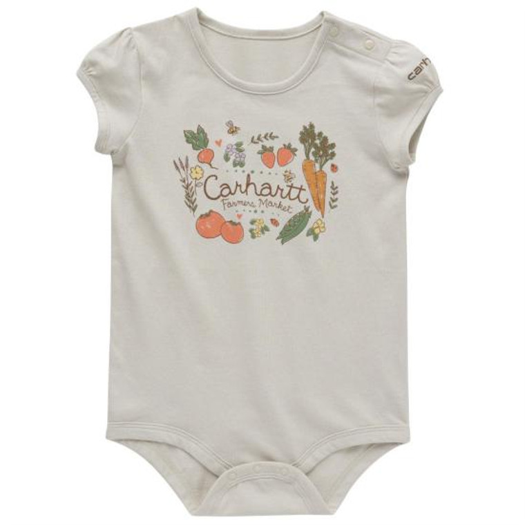 Carhartt Ss Farmers Market Girls Bodysuit