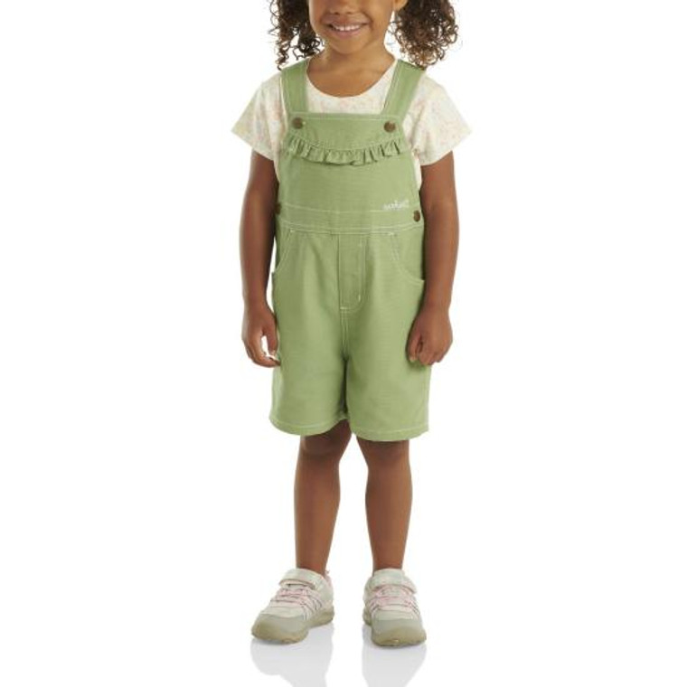 Carhartt Ss Tee And Canvas Girls Shortall Set