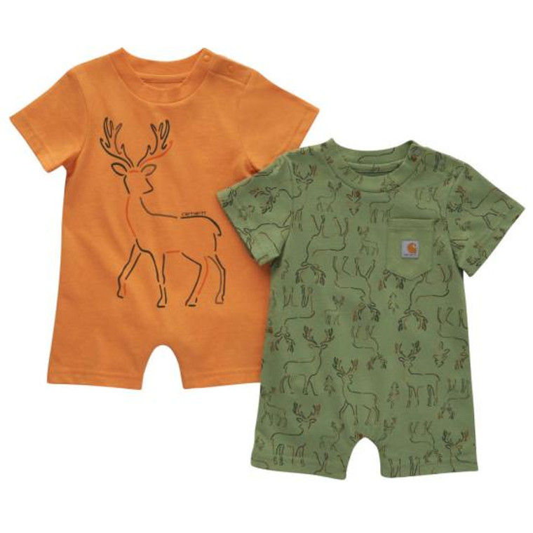 Carhartt Ss Two Peice Boys Romper Set