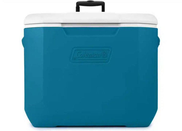 Coleman Chiller 60-Quart Cooler With Wheels Blue