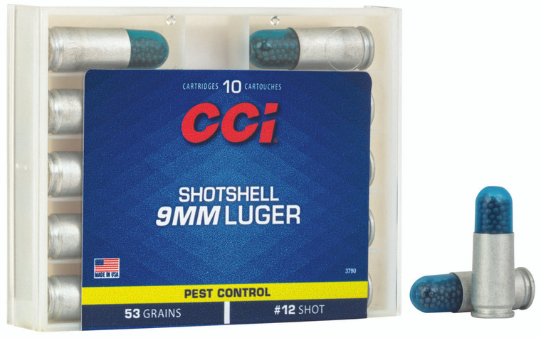 CCi Pest Control 9mm Luger 53 Grain 10 Rounds