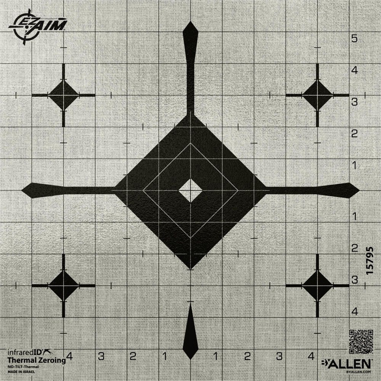 Allen Outdoors Thermal Sight In Grid Target