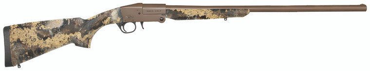 Charles Daly 930338 101  Full Size 20 Gauge Break Open 3 1rd 26 Flat Dark Earth Cerakote Steel Barrel  Receiver Fixed TrueTimber Prairie Synthetic Stock