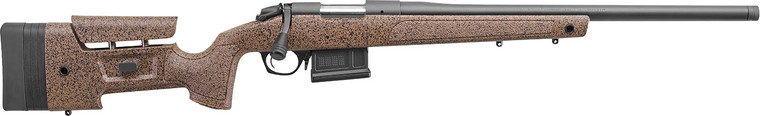 Bergara Rifles B14S354C B14 HMR 22250 Rem 51 24 Graphite Black Cerakote Barrel Black Speckled Brown Molded wMiniChassis Adjustable LOP  Cheek Piece Stock Right Hand