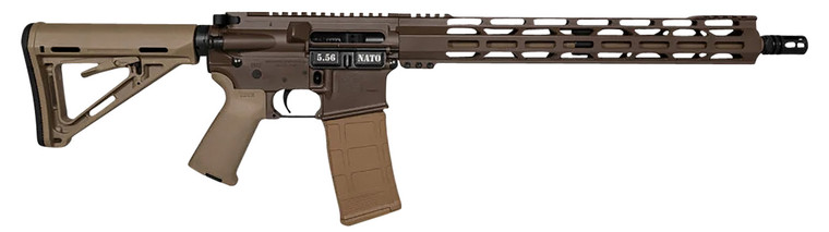 Diamondback DB1717K131 DB15  5.56x45mm NATO 301 16 FDE OEM Carbon Lower 15 MLok Handguard Magpul Grip  Carbine Stock A2 Flash Hider