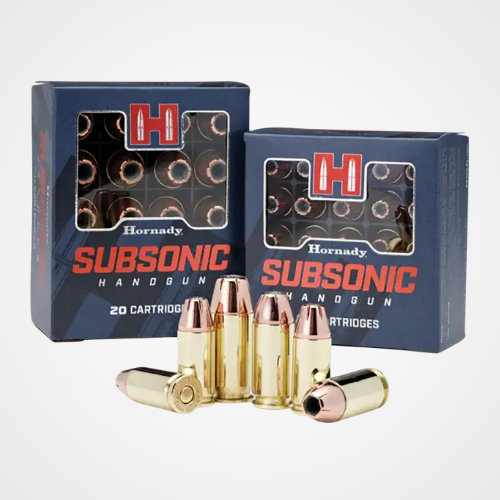 Hornady Subsonic Handgun 45ACP 230gr Hornady XTP Subsonic 20 Per Box