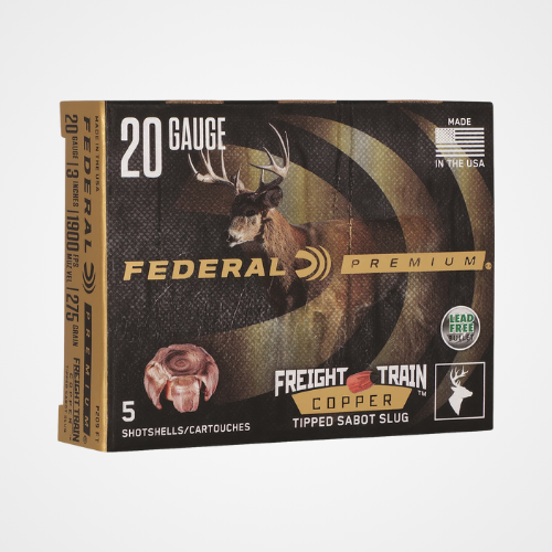 Federal Premium Freight Train 20 Ga 3" SlugShot 5 Shells