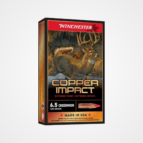 Winchester Ammo Copper Impact 6.5 Creedmoor 125gr Copper Extreme Point Lead Free 20 Rounds