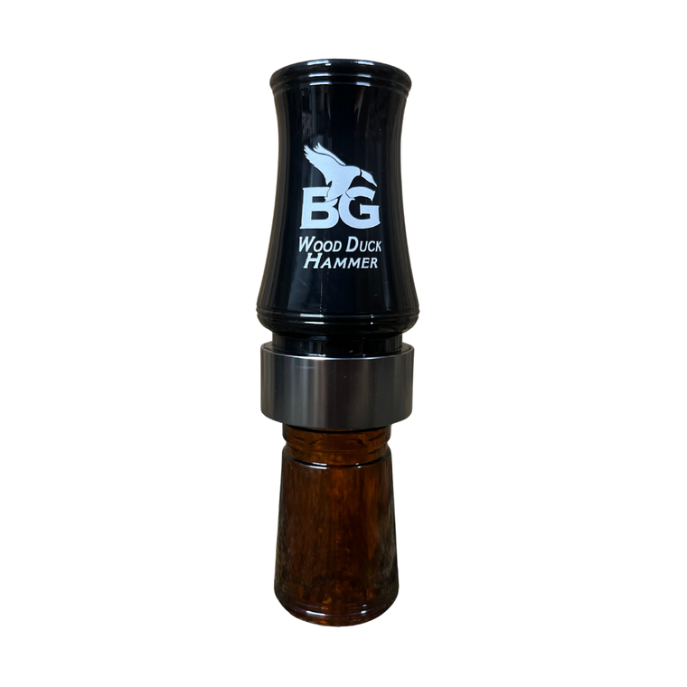 Buck Gardner Poly Wood Duck Hammer Duck Call Black/Bourbon