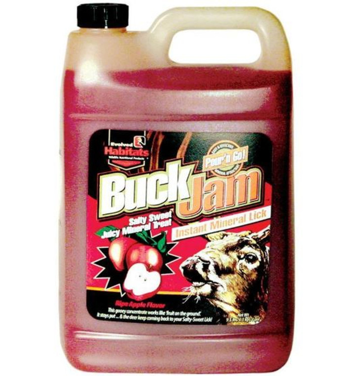 Evolved Habitats Buck Jam Instant Mineral Lick, 1 Gallon, Apple