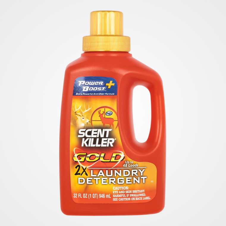 Wildlife Research Scent Killer Gold Laundry Detergent Odor Eliminator Odorless Scent 32oz Bottle