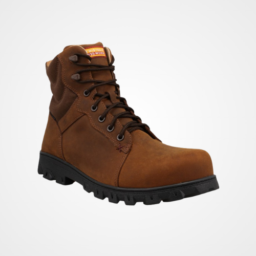 Twisted X Men's Rustic Brown 6" Nano Toe Waterproof Work Boots