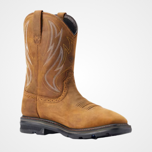 Ariat Men's Sierra Shock Shield WP Work Boots Brown