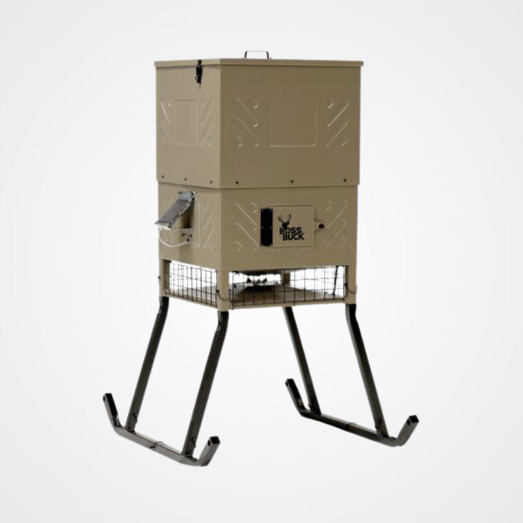 Boss Buck 600-lb. Stand & Fill Feeder with Solar Panel