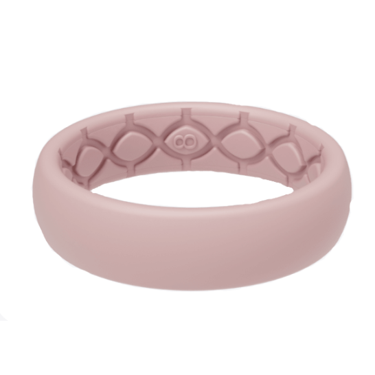Groove Life Essential Thin Ring, Rose Quartz Size-06