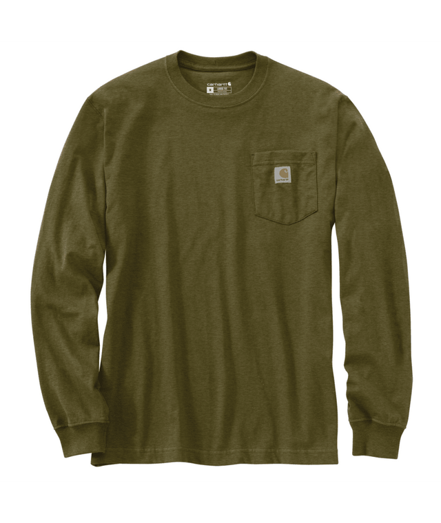 Carhartt Loose Fit Heavyweight Long-Sleeve Pocket Outdoor Graphic T-Shirt