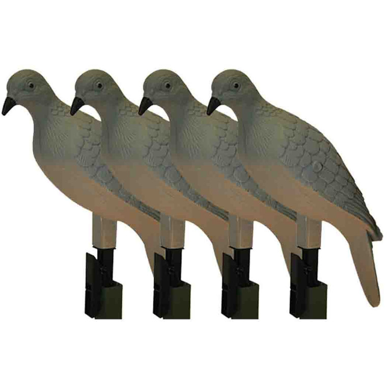 Mojo Clip-On Dove Decoy 4 Pk