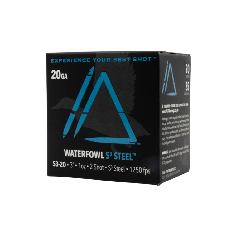 Apex Ammunition Waterfowl S3 Steel 20 Gauge 1oz 3'' 25 Shells