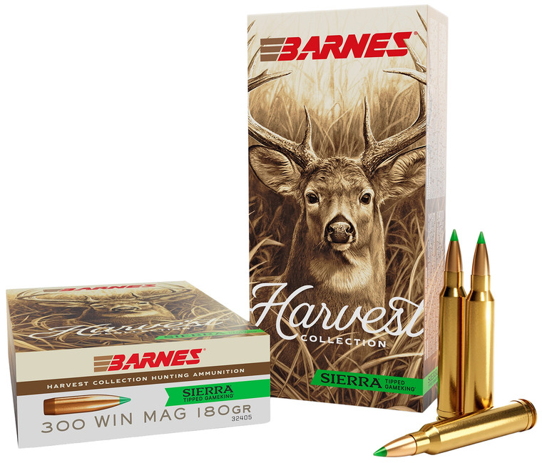 Barnes Harvest 300WinMag 180gr Sierra Tipped GameKing 20 Rounds
