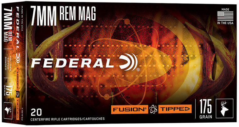 Federal Fusion 7mmPRC 175gr Bonded Soft Point 20 Rounds