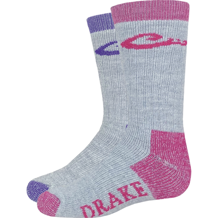 Drake Youth Merino Wool Blend Boot Socks - 2 Pack