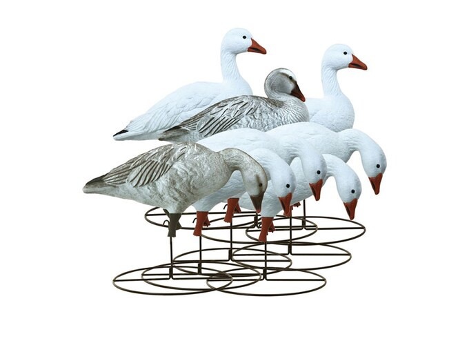 Higdon APEX Full Size Full Body Snow Goose Decoy Polymer 8-Pack