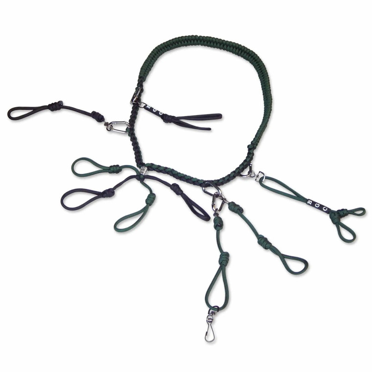 Buck Gardner HD Braided Lanyard with Carabiner Drops