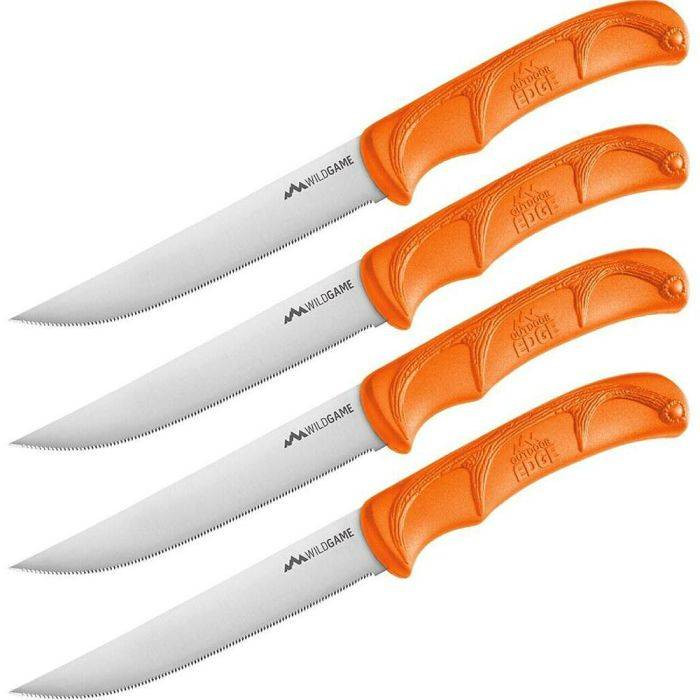 Outdoor Edge 4 Piece Wild Game Steak Knife Set
