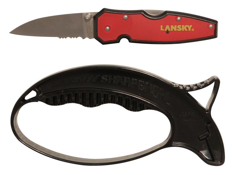 Lansky Quick Edge Knife And Sharpener Combo