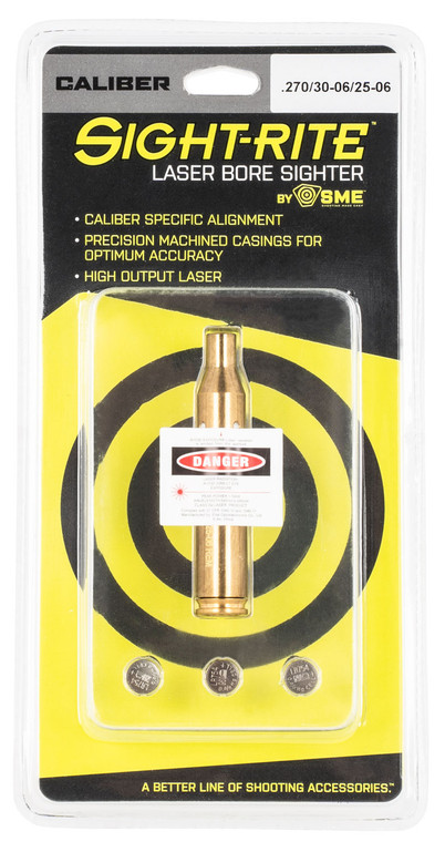 SME Laser Bore Sighter Sight-Rite 25-06 Brass