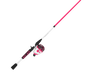 Zebco Roam Pink 6'0" 2pc Medium Spincast Combo