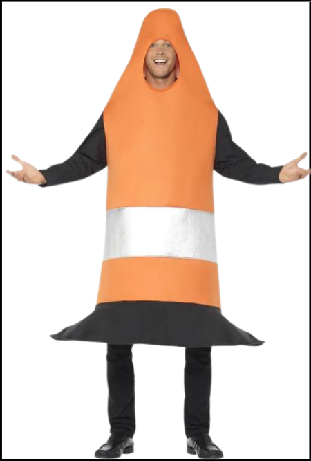Why the Adult Traffic Cone Costume is the Only Choice for People Who Hate Fancy Dress