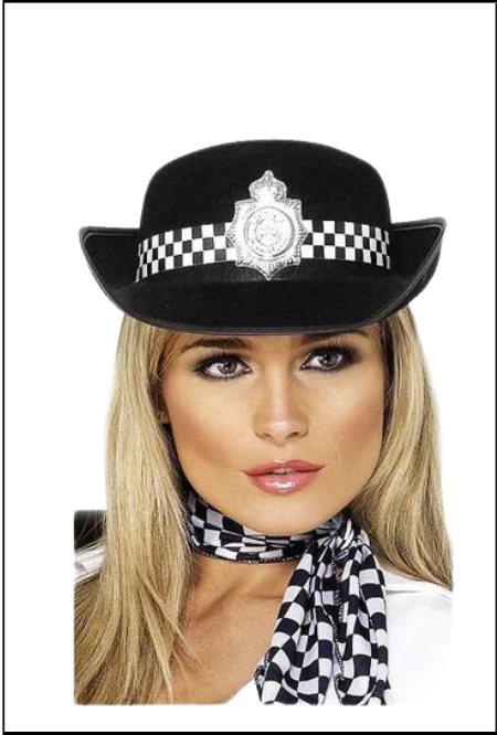Policewomen's Hat for Women's Police Costume