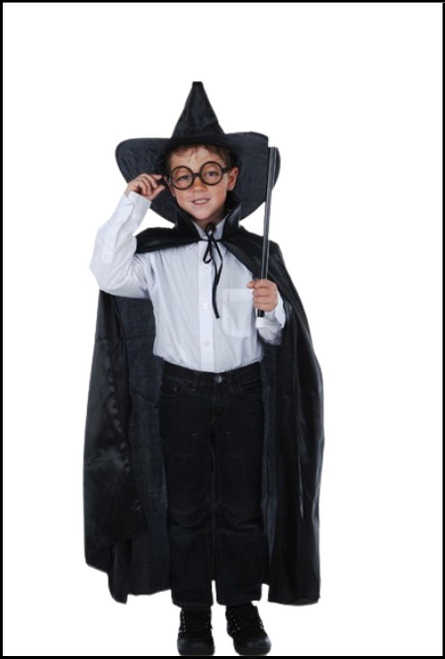 Kids Wizard Set 4 Piece Kit for Halloween or Fancy Dress Parties