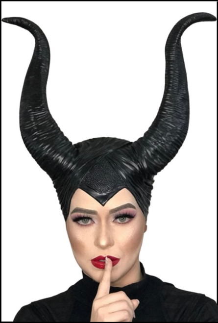 Latex Deluxe Horns for Maleficent Costume and Halloween