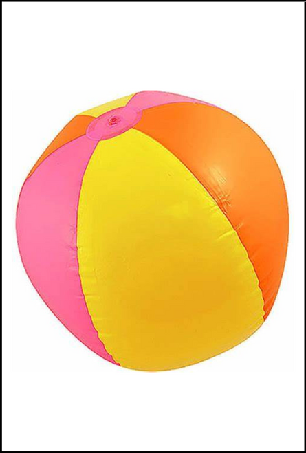 Blow Up Beach Ball Multi-Coloured Inflatable Toy