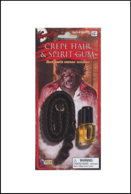For your next Halloween, fancy dress night or costume party why not try out some werewolf hair! This accessory includes the spirit gum to attach it. Shop online or instore at Singapore Charlie Cairns Australia.
