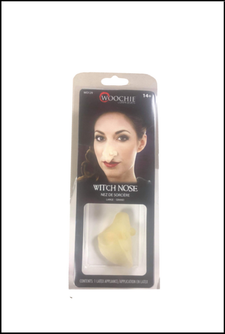 Our witch's large nose is latex. This accessory is a great addition to a Wizard of Oz or witch costumes. Shop online or instore at Singapore Charlie Cairns Australia.