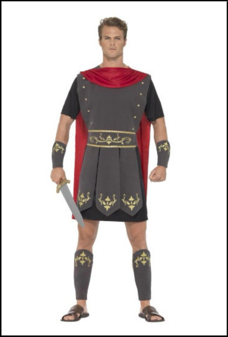 Men's Roman Gladiator Costume for Themed Dress Up Party