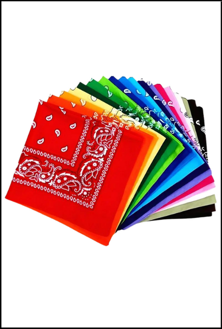 Assorted bandanas. Shop online or instore at Singapore Charlie's Cairns Australia.