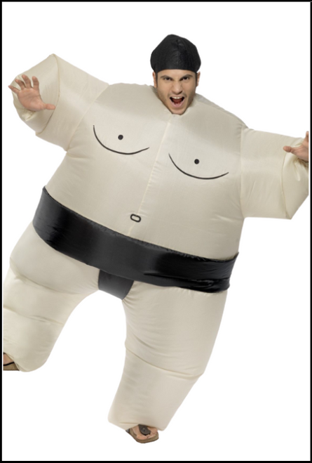 Inflatable Sumo Wrestler Costume. Shop online or instore at Singapore Charlie's Cairns Australia.