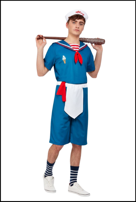 Ice Cream Sailor Costume for Men's Fancy Dress party