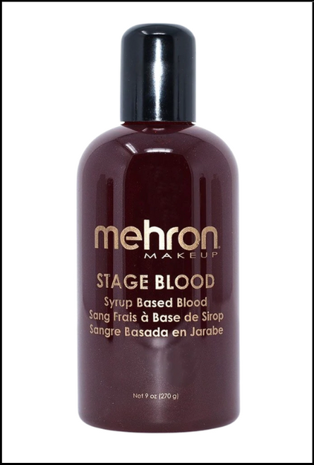 Syrup based blood for fresh blood effects. Formula stays glossy and does not fully dry down. Non-toxic, can be used in and around the mouth.


How to use this product:
Apply to the skin or on top of prosthetics. Stage Blood will not dry, so the blood will continue to drip. Safe for use in and around mouth. Fill blood capsules and puncture them to simulate bleeding (can be used in mouth or break them open on other body parts). Product may stain. Pre-testing is recommended. Remove with soap and water. Shop online or instore at Singapore Charlie Cairns Australia.