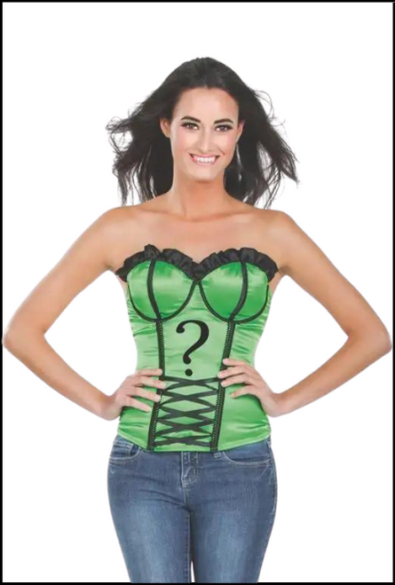 Riddler Corset Superhero Top for Women