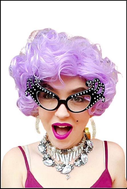 Dame Edna Glasses Accessory for Fancy Dress Costumes