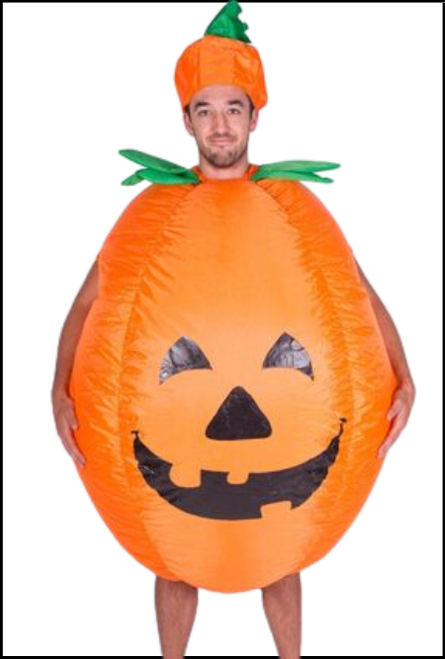 Adults Inflatable Pumpkin Costume, Food, Fancy Dress, Unisex, Shop online or instore at Singapore Charlie Costume Shop in Cairns Australia