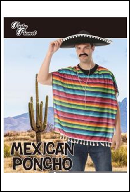 Mexican Poncho Fiesta Fancy Dress Costume, Mexican Costume, Fiesta, Fancy Dress, Shop online or instore at Singapore Charlie Cairns Australia.